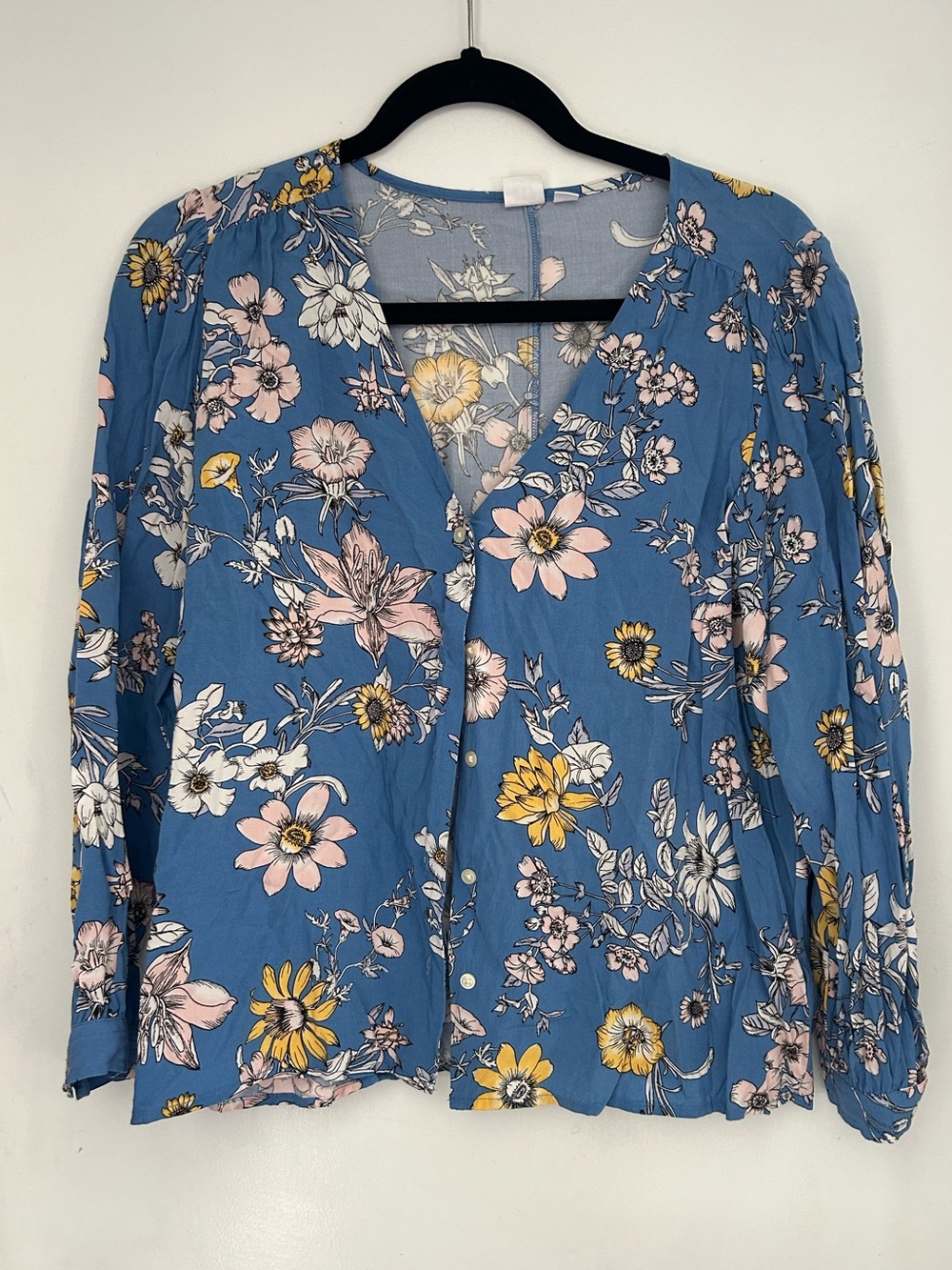 GAP - 3/4 Sleeve Floral Blouse